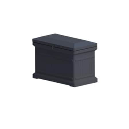 Rts Companies Us RTS Companies US 5502-00500A-79-81 Premium Horizontal Architectural ParcelWirx Delivery Drop Box - Graphite 5502-00500A-79-81
